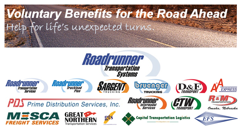 Roadrunner Transportation Systems Banner with Logo